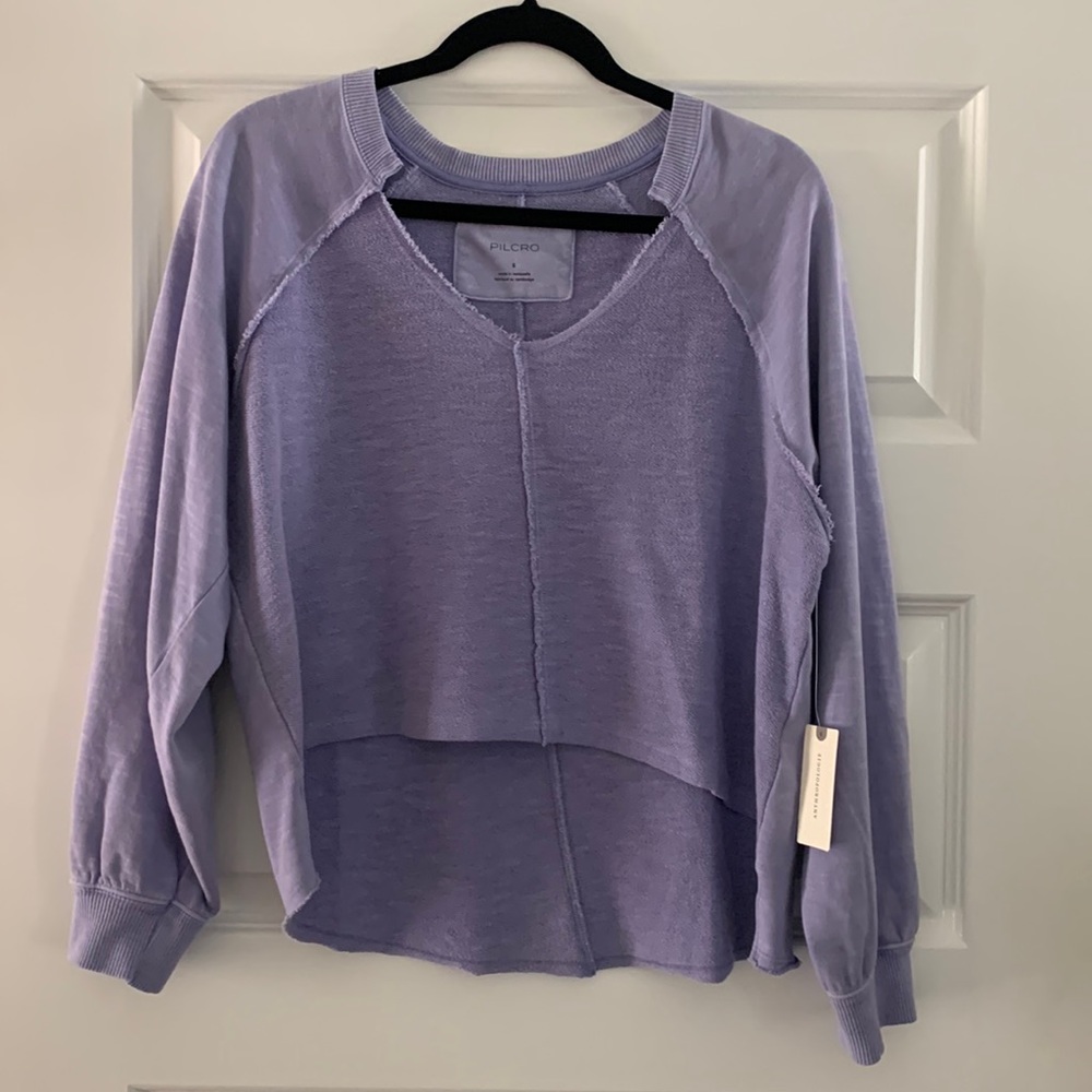 Anthropologie Pilcro Reworked Popover Sweatshirt
